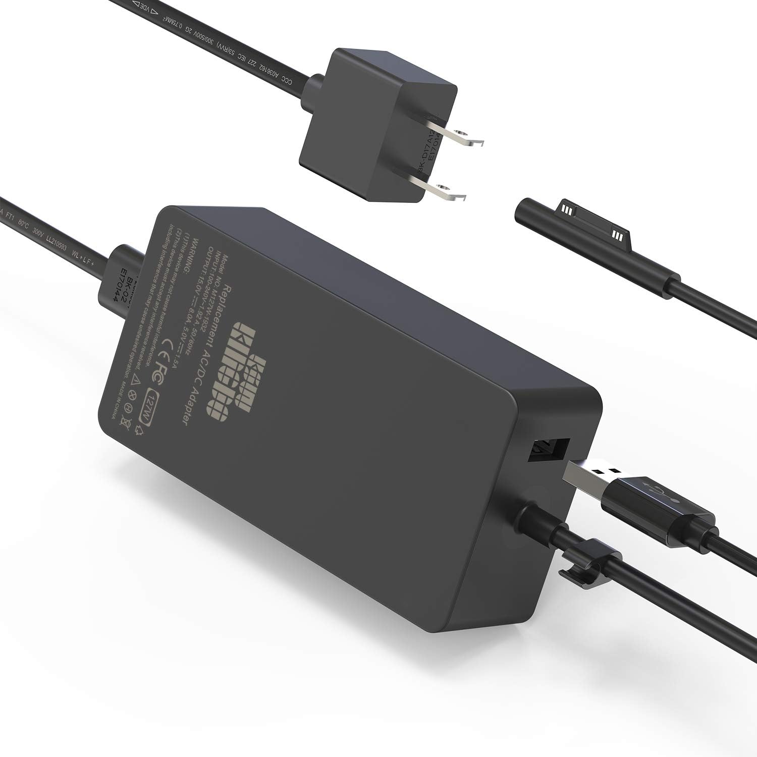127W 15V 8A Power Adapter with Carrying Case Pack of 2 I6323
