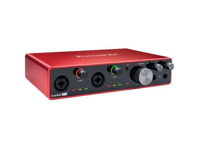 USB Audio Interface with Studio Headphones, Mic Stand, Headphone Holder, Pop Filter A802
