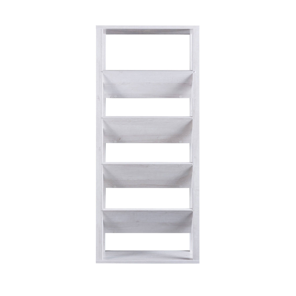 Walnut Oak 5-Shelf Bookcase F705