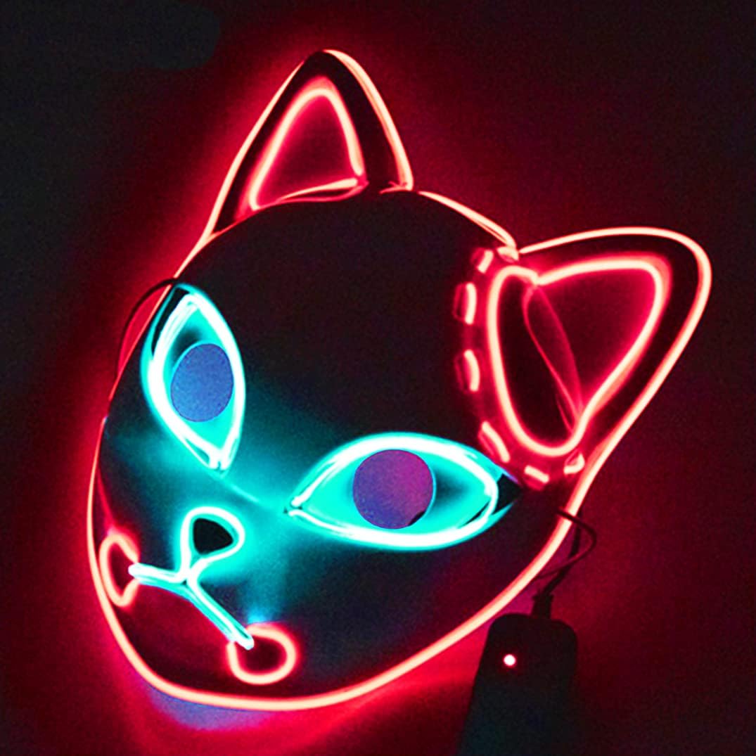 Halloween LED Light up Masks, Pack of 2 M9941