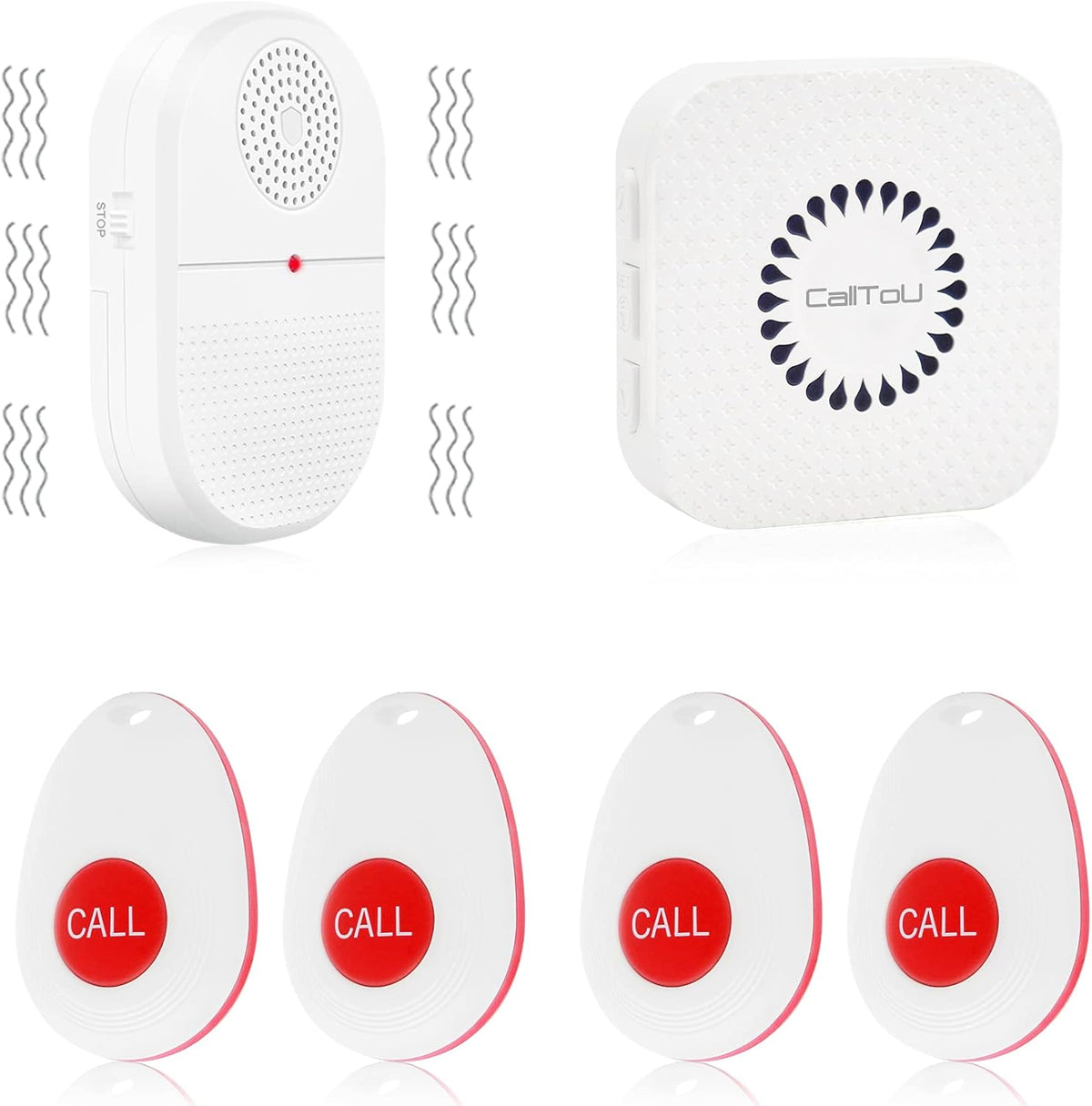 Wireless Caregiver Pager Emergency Alert System Call Button S3974
