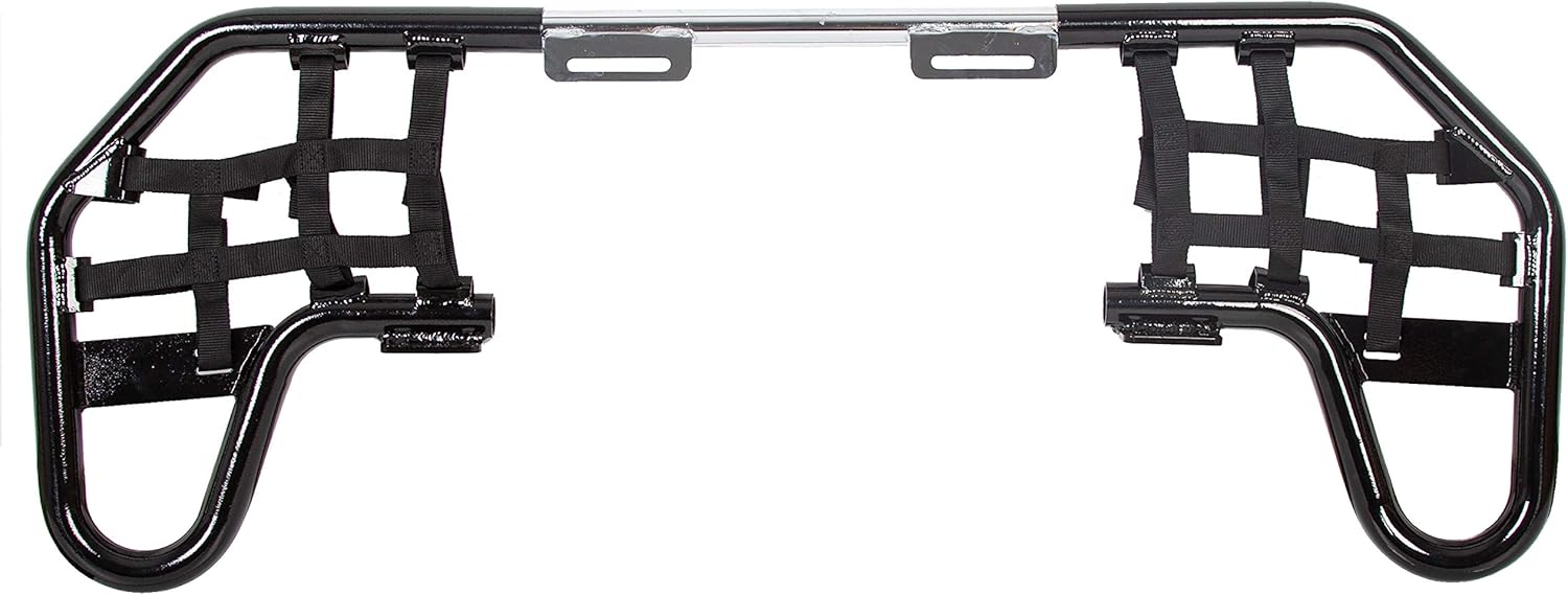 Aluminum Nerf Bars Silver with Black Nets Pack of 2 S927