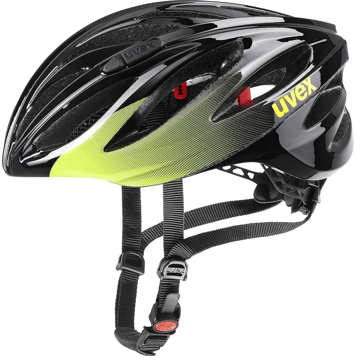 Uvex Boss Race Helmet Black Lime 52-56 cm L73592