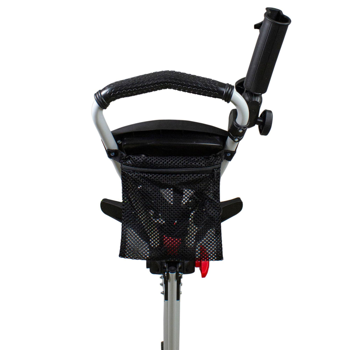 48x22 White and Red 3 Wheel Golf Push Cart E860282