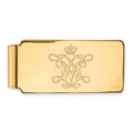 14K Gold Plated Money Clip G8704