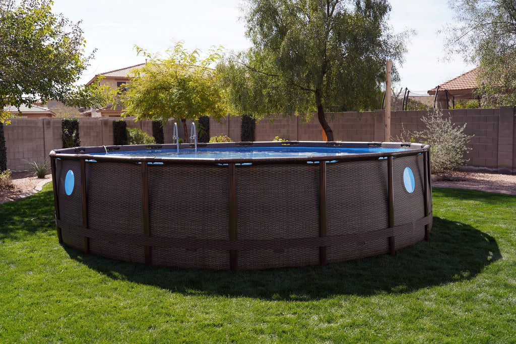 18' x 48" Above Ground Swimming Pool Set W5978