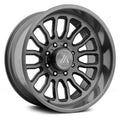 22x10 5x5x127 -12mm Titanium-Brushed Off-Road Wheel M4936