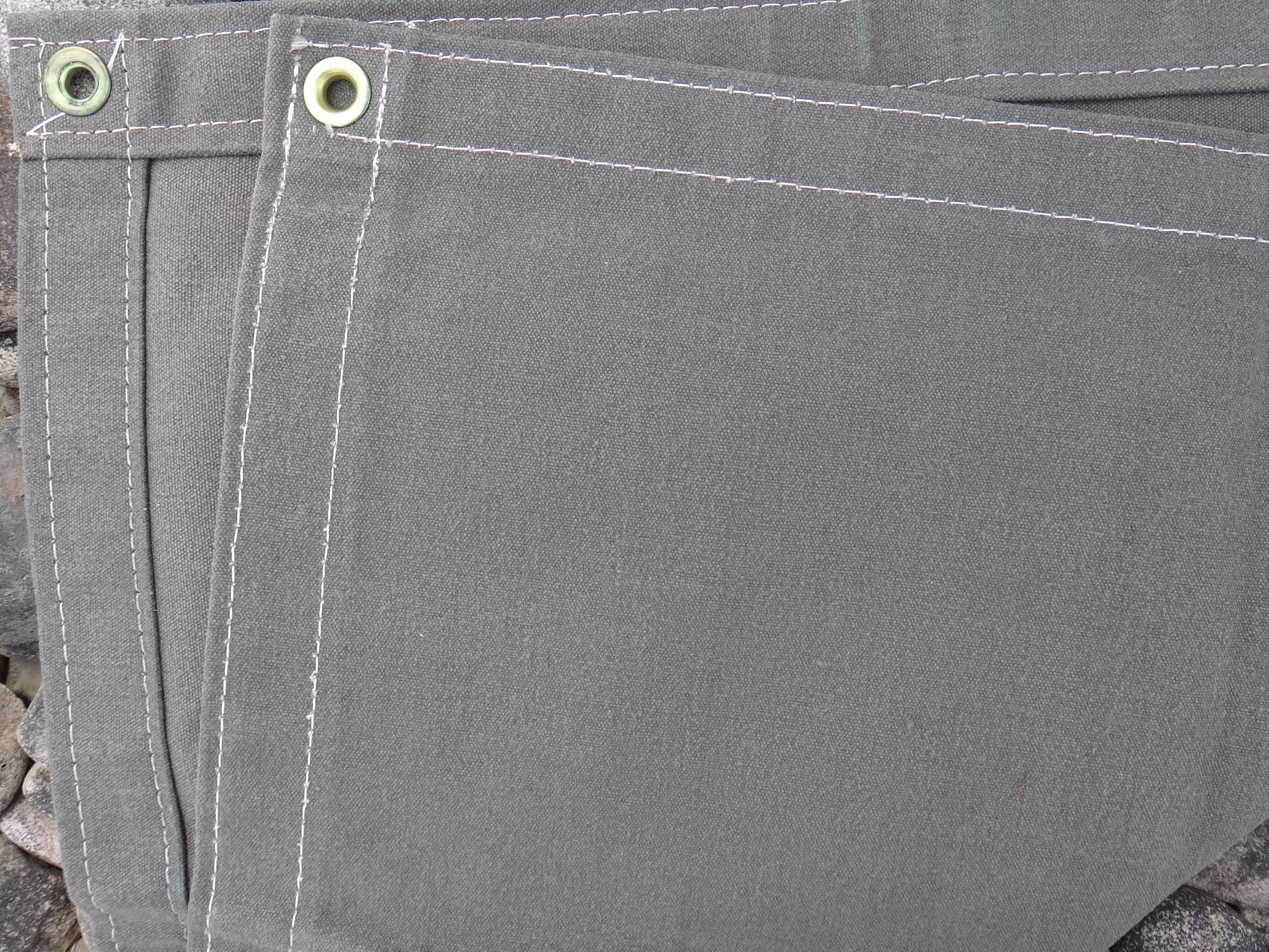 Olive Drab Canvas Tarp Water Resistant 12 oz. I288876