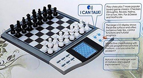 Talking Electronic Chess Master Pro Handheld Computer Game H944871