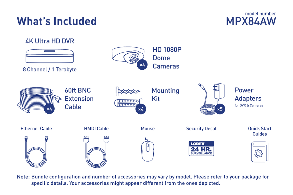 Surveillance Camera System with Audio Security Cameras Q73551