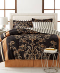 Gold Reversible 8-Piece Full Bedding Set G2565