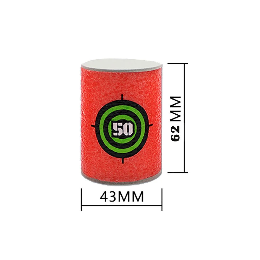 18x EVA Soft Bullet Target Dart Toy M415