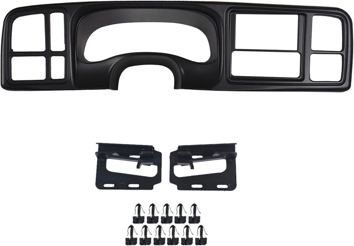 Double Din Truck Dash Kit Replacement Matte Black C628067