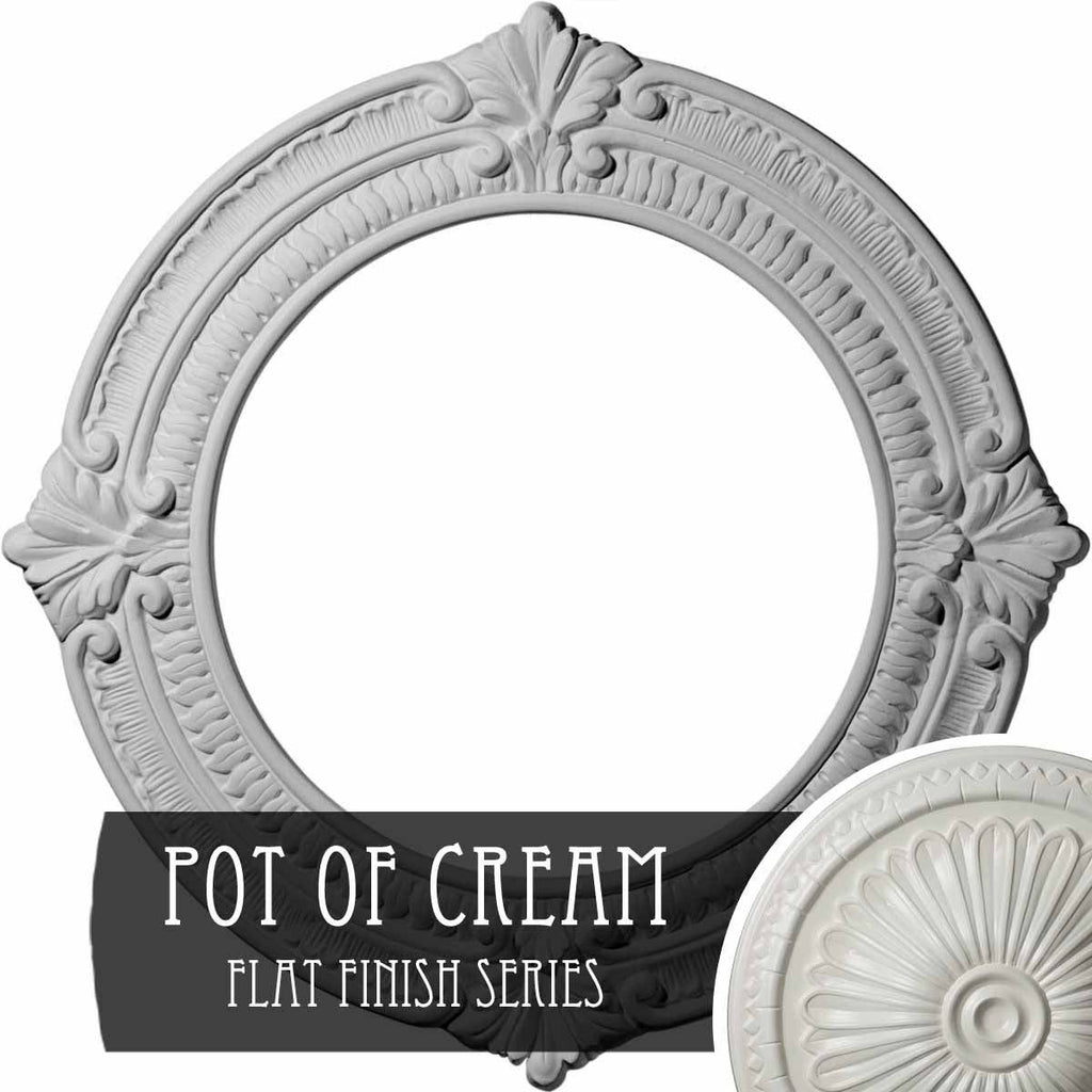 13 1/8x22OD x 8x22ID x 5/8x22P Ceiling Medallion O590