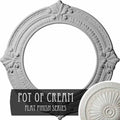 13 1/8x22OD x 8x22ID x 5/8x22P Ceiling Medallion O590