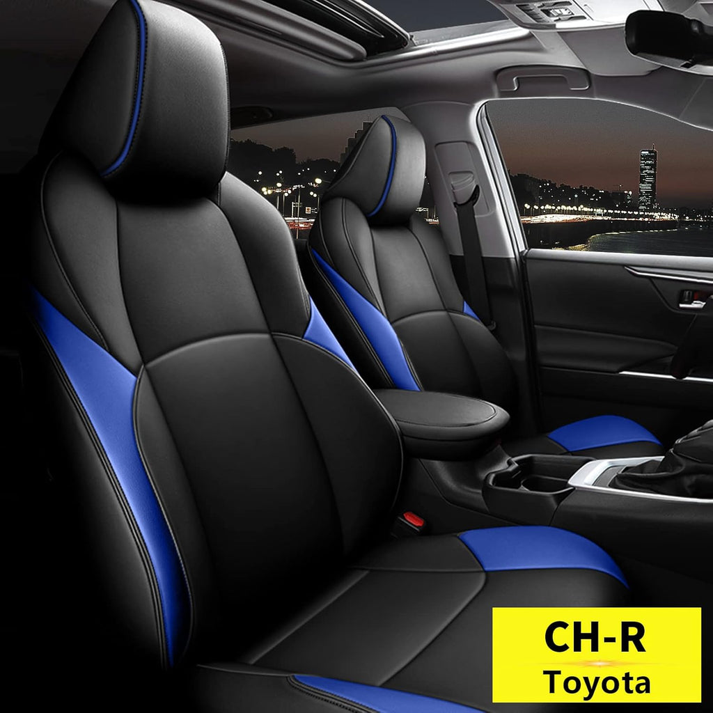 Faux Leather Car Seat Covers Full Set for Toyota C-HR I9354