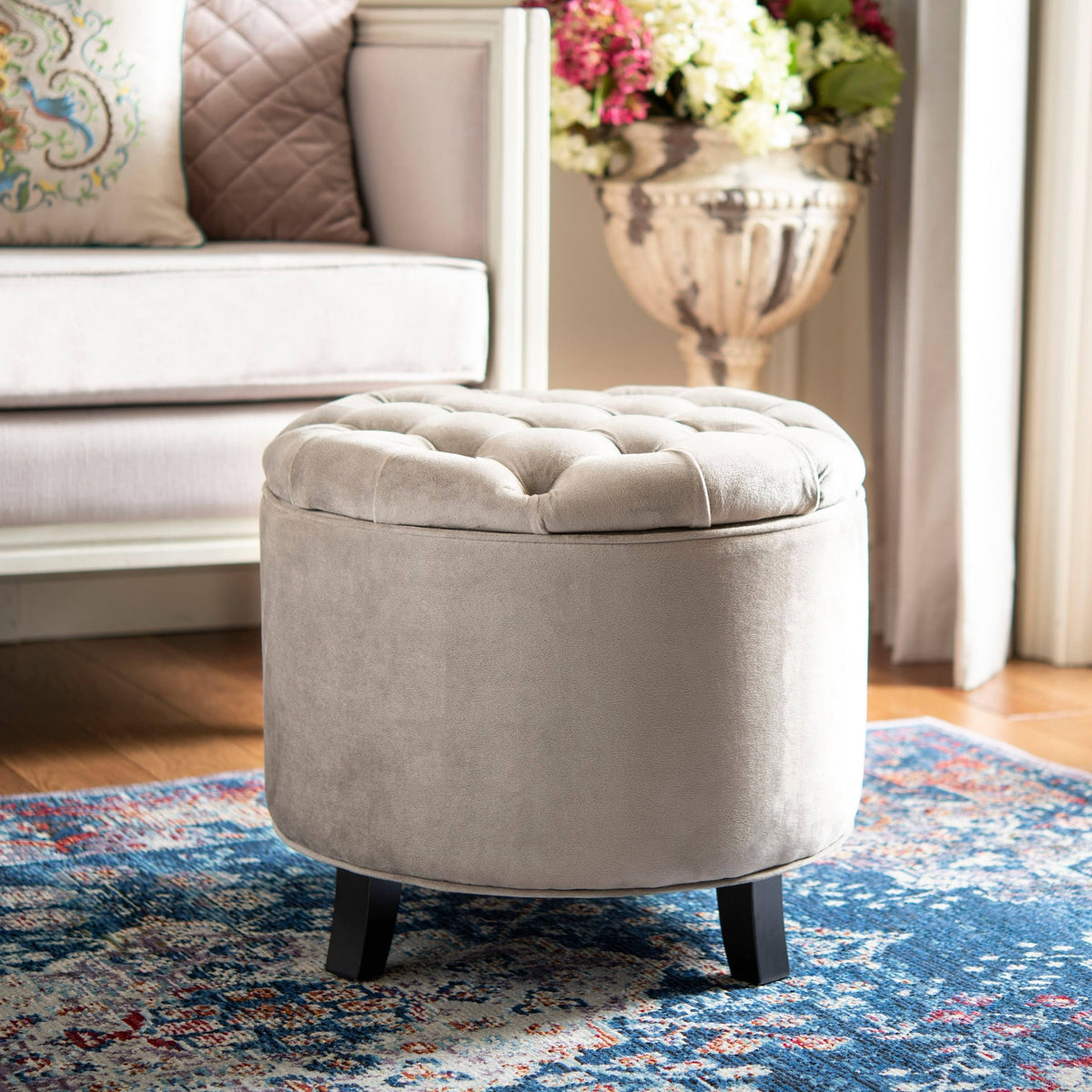 Tufted Storage Ottoman E5528