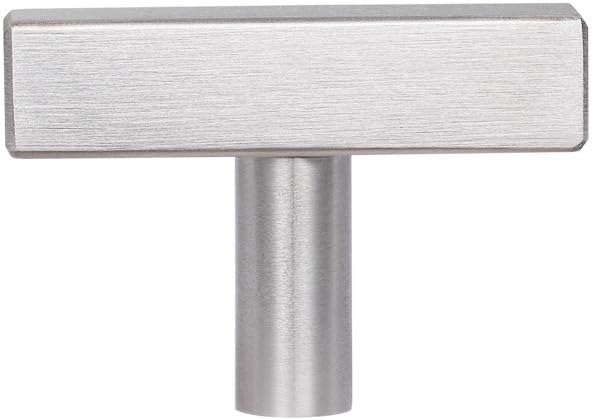 50 Pack Square Cabinet Handle 8.75 Length Satin Nickel K6912
