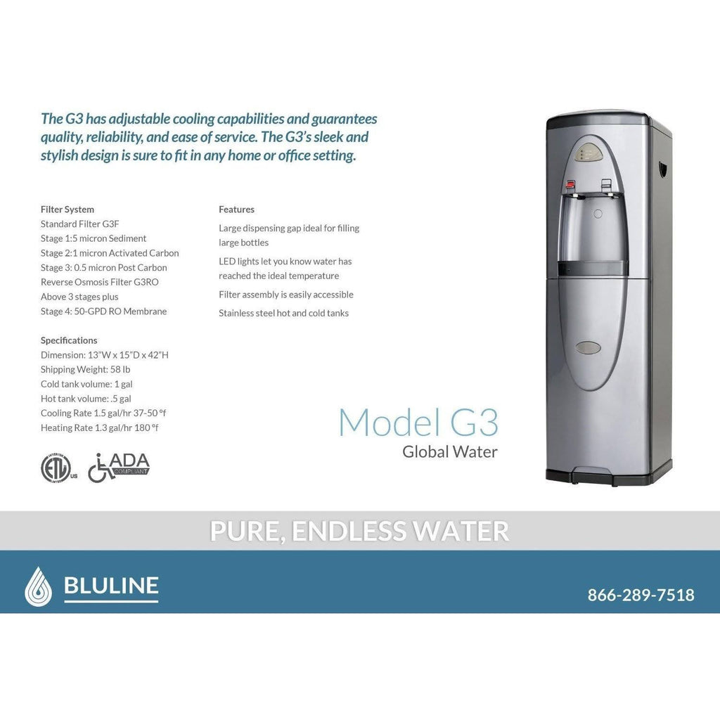 Silver Stainless Steel Bottleless Water Cooler Q238078