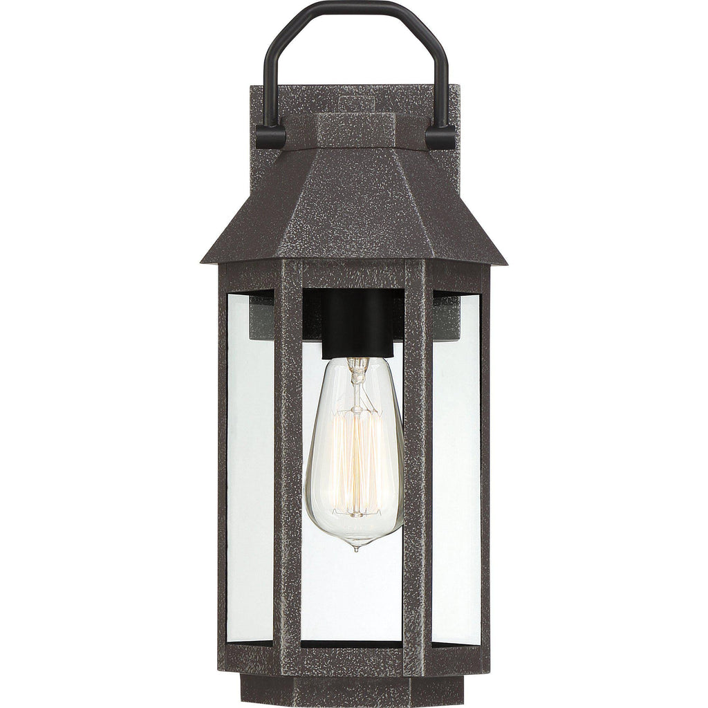 Speckled Black Outdoor Wall Lantern T33697