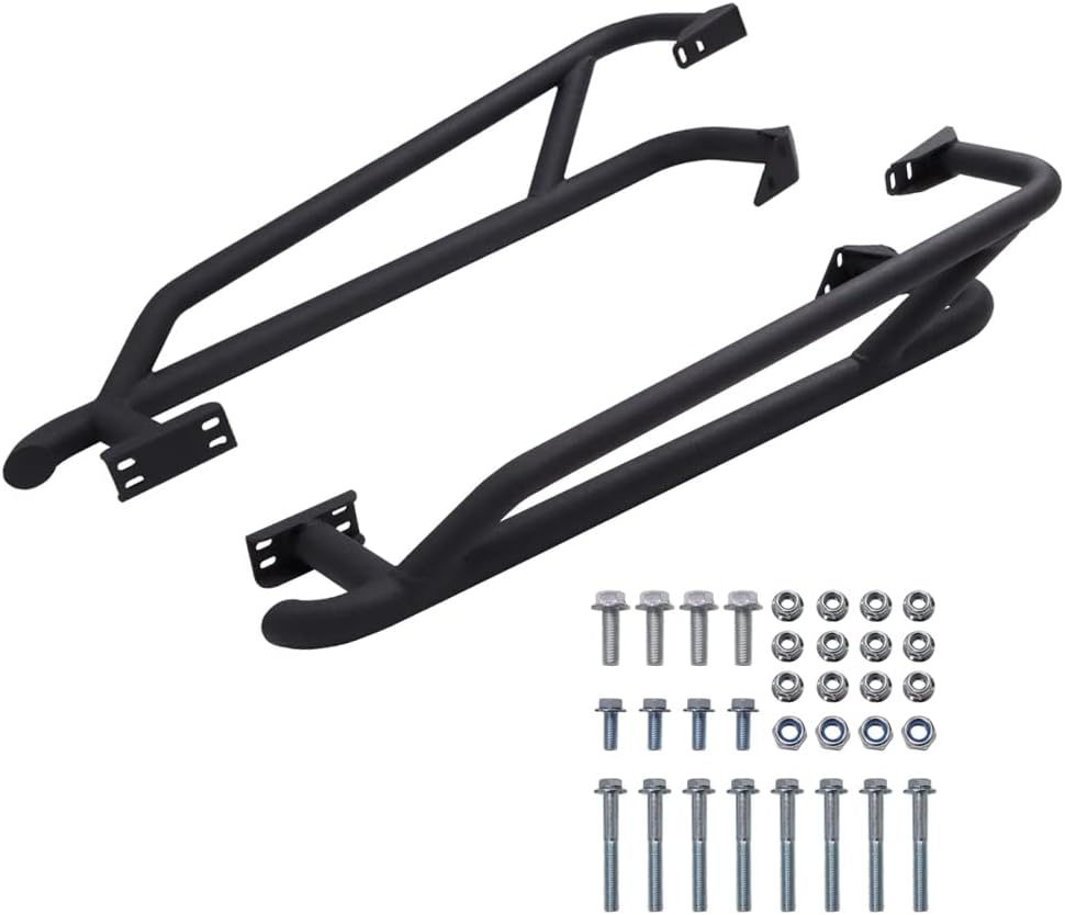 Nerf Bars Rock Sliders with Wrinkle Black Powder Coating W25239