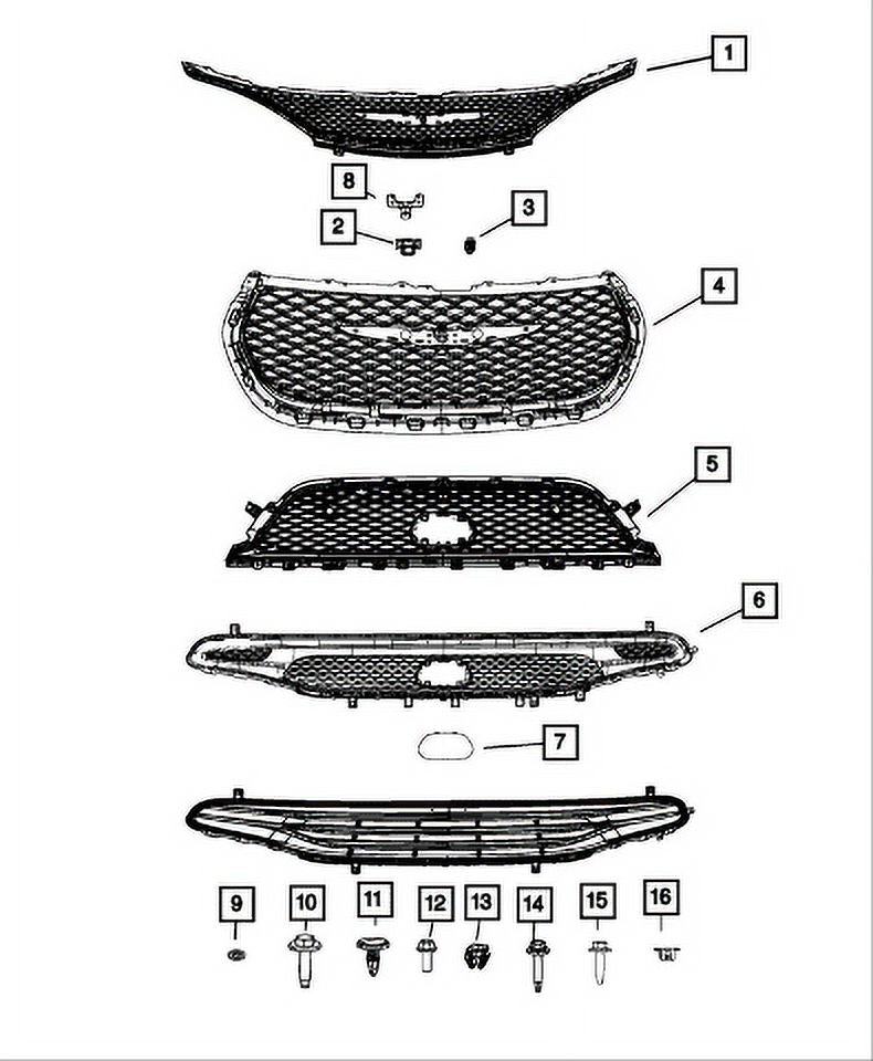 Grille Lower OE I5749