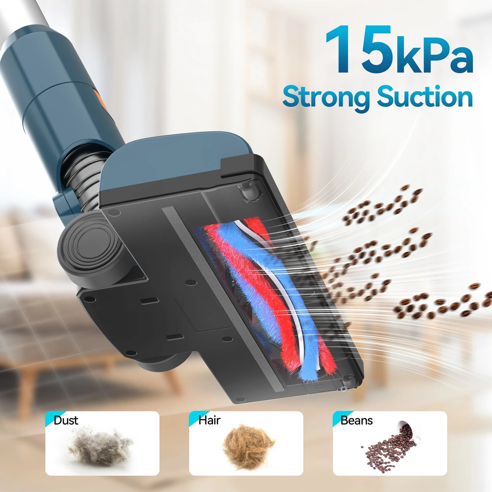 Cordless 6-in-1 Stick Vacuum Cleaner with 2200 mAh Battery O2362
