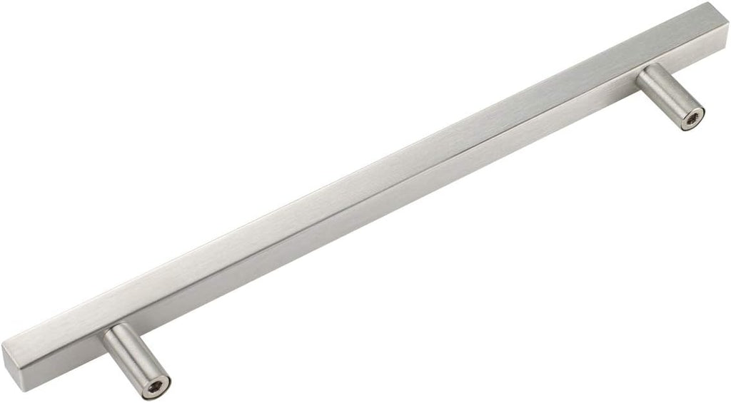 50 Pack Square Cabinet Handle 8.75 Length Satin Nickel K6912
