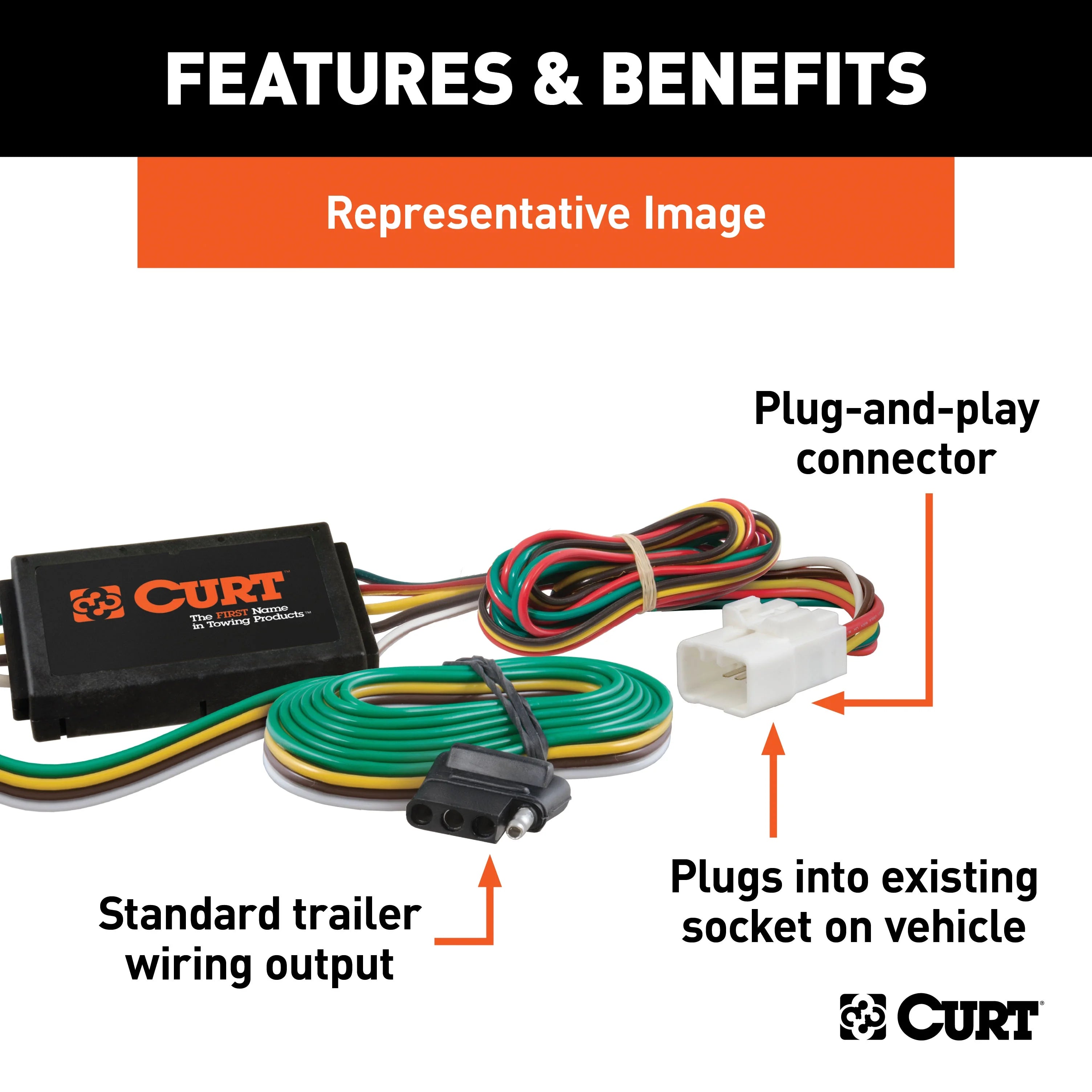 4-Pin Trailer Wiring Harness X76816