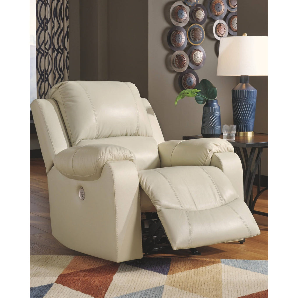 Cream Power Rocker Recliner E640142