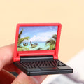 2pcs Dollhouse Miniature Modern Computer Furniture U2337