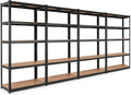 Blue 5 Tier Heavy Duty Steel Utility Shelves V21564