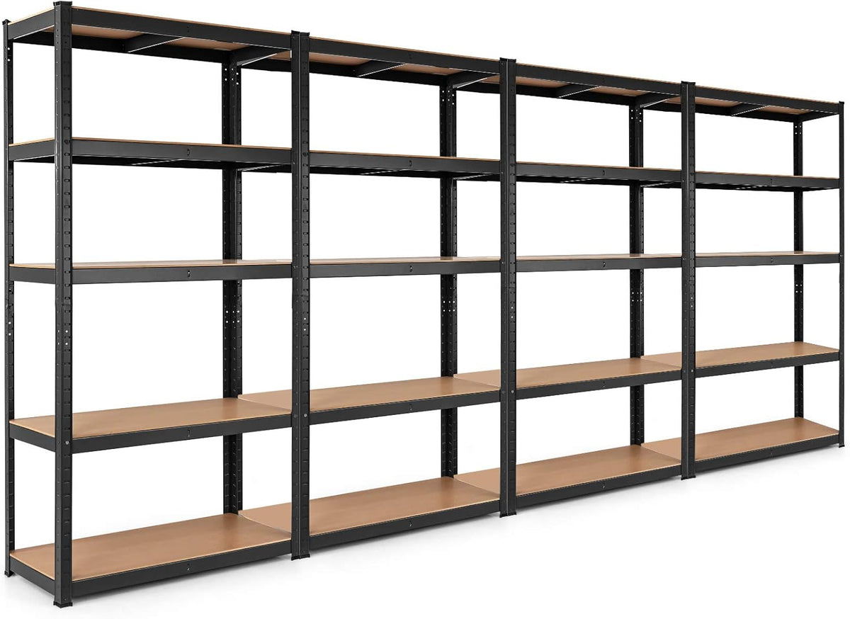 Blue 5 Tier Heavy Duty Steel Utility Shelves V21564