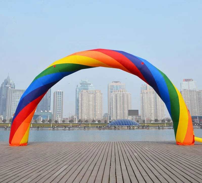 32.8ft Inflatable Rainbow Arch with Blower I4633