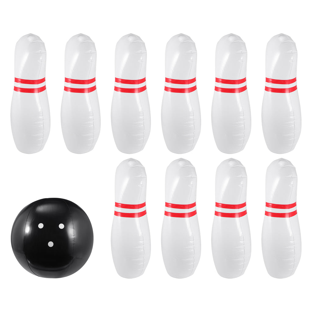 Inflatable Bowling Set Indoor Outdoor Game Y586