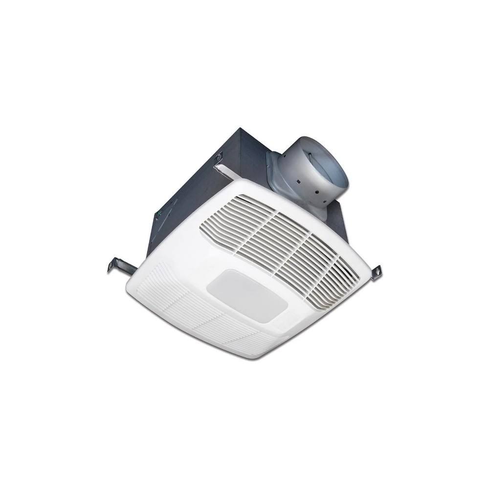 130 CFM 0.6 Sone Ceiling Mounted LED Light Humidity - White I696360