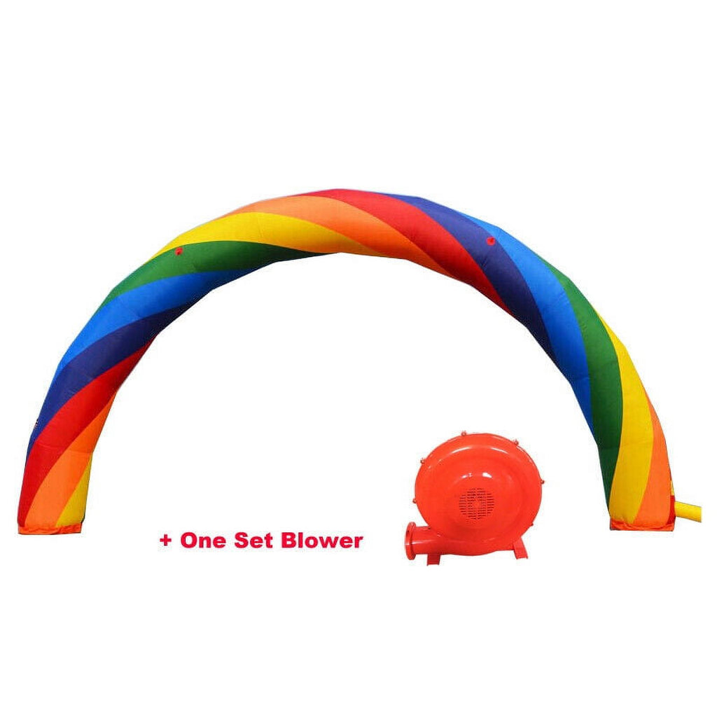 32.8ft Inflatable Rainbow Arch with Blower I4633