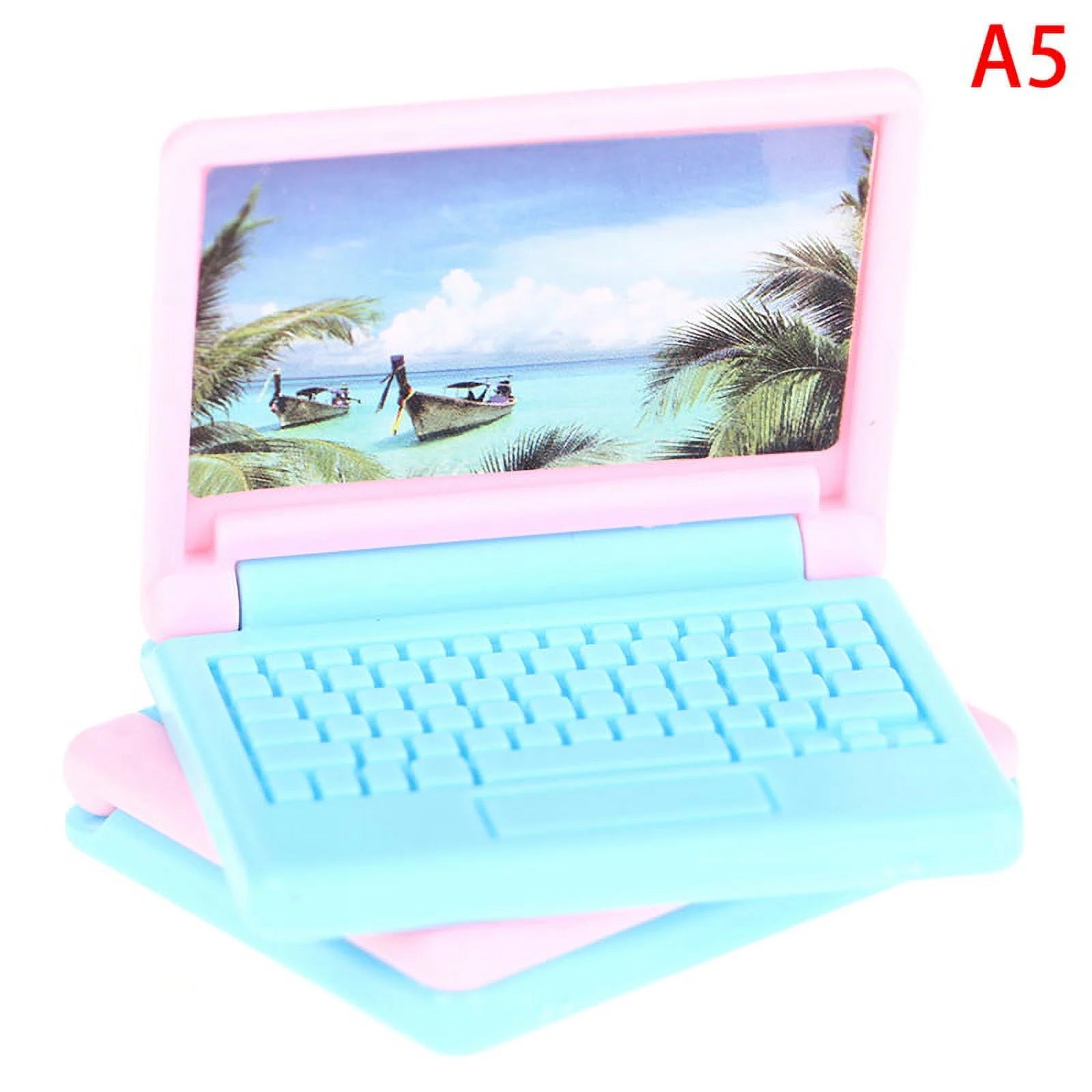 2pcs Dollhouse Miniature Modern Computer Furniture U2337