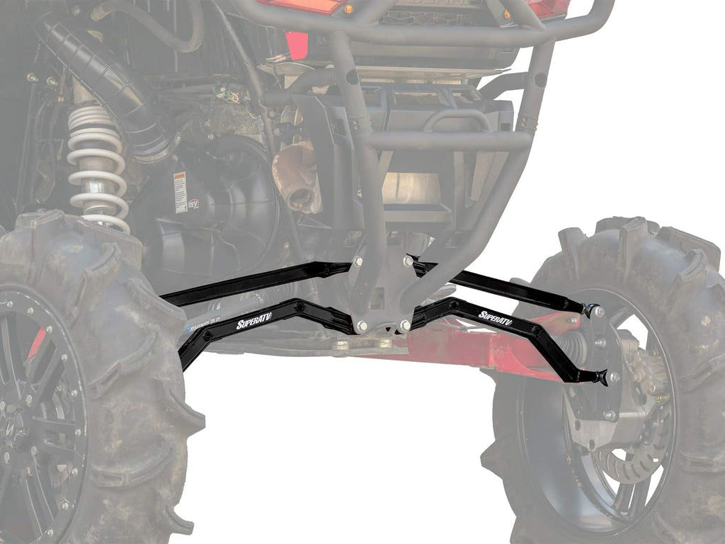 Red Heavy-Duty Boxed Rear Radius Arms for Polaris RZR XP 1000 C88406
