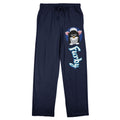 Navy Blue Graphic Sleep Pants V43744