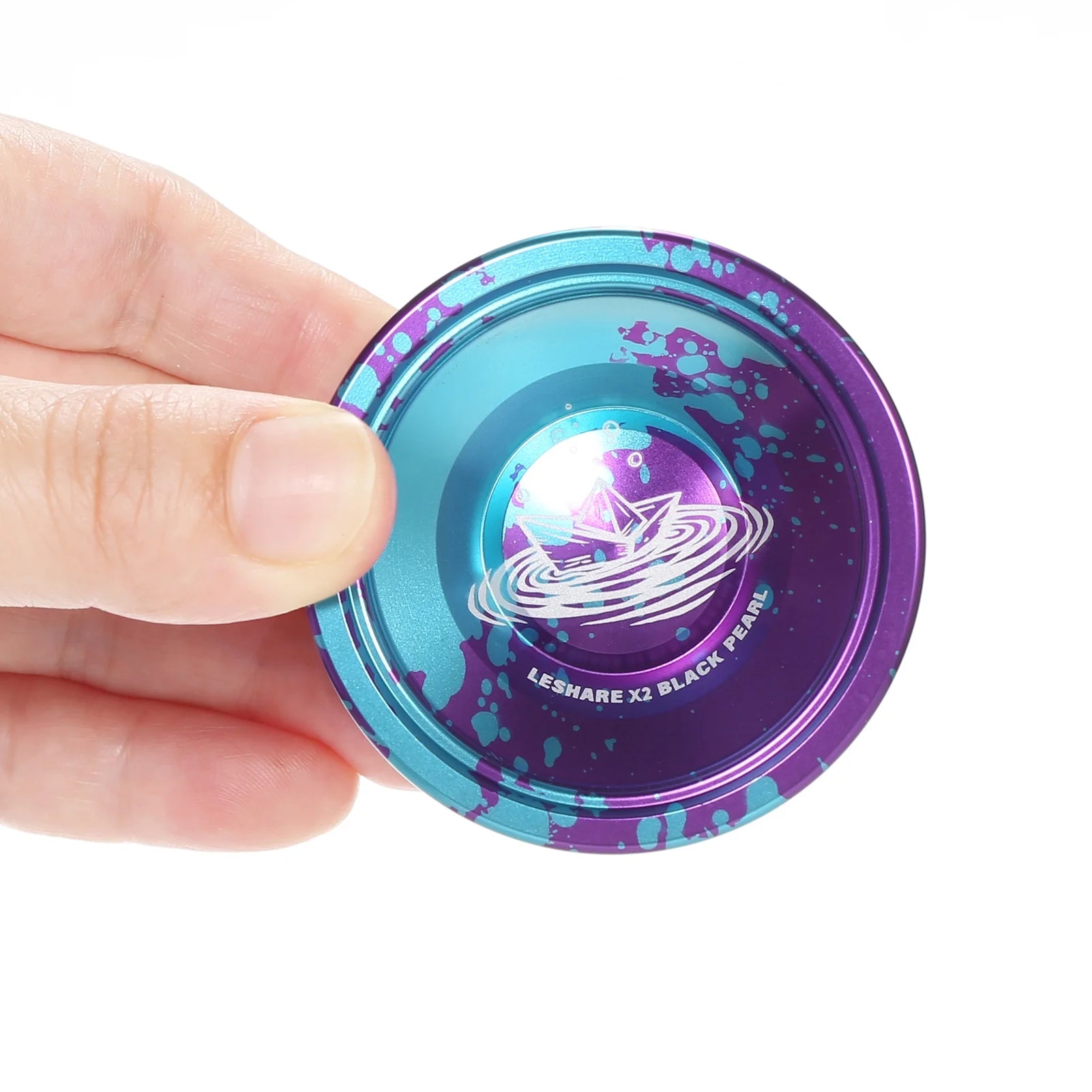 Aluminum Yoyo Ball with Bearing Strings Glove Storage Case W5441