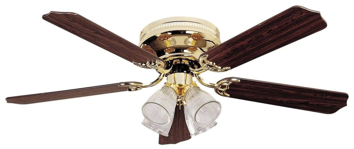 52x22 Ceiling Fan - Bright Brass S3644