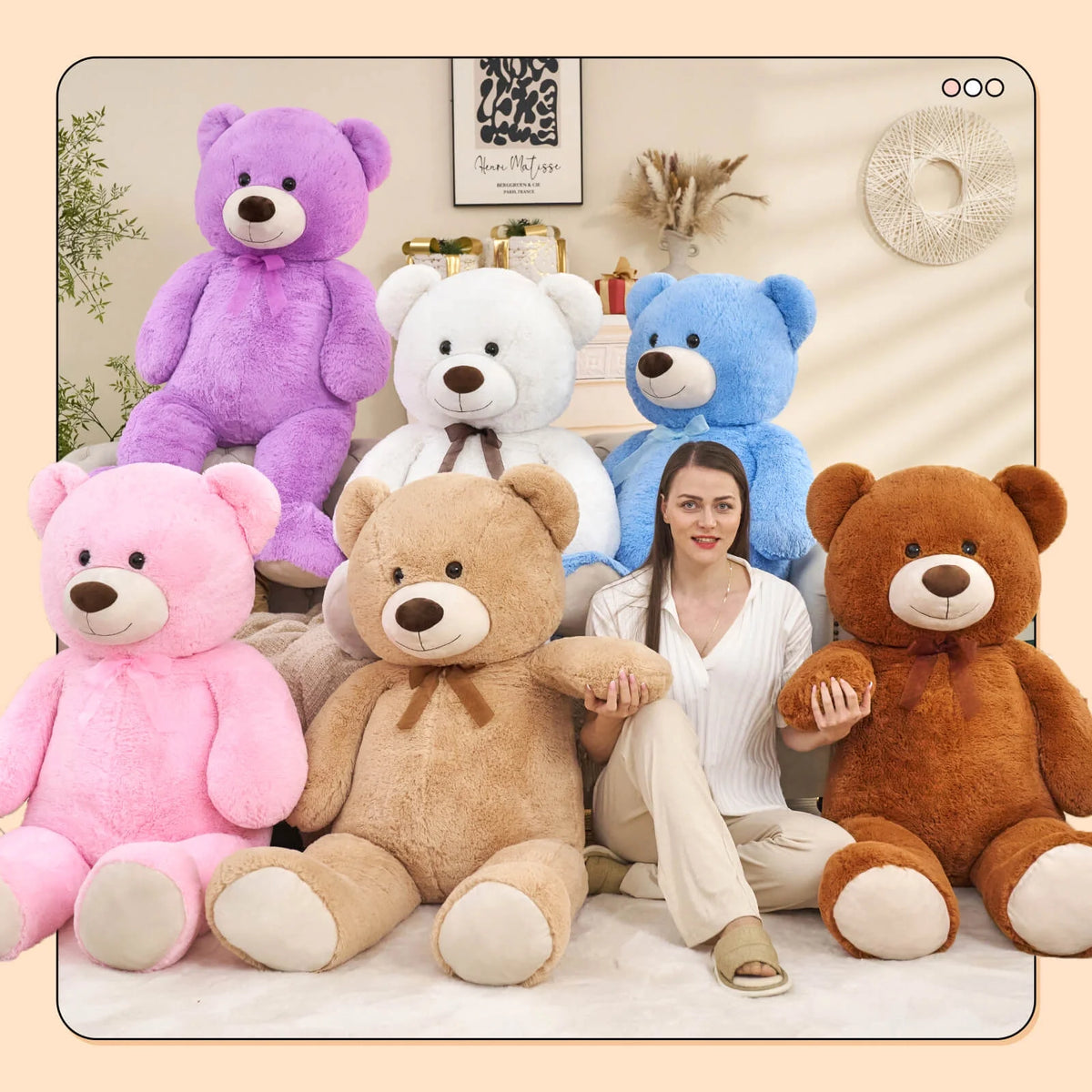 Giant Teddy Bear Plush Toy J810
