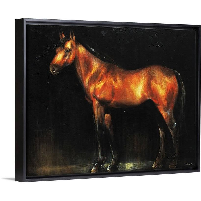 Black Float Frame Canvas Art B369577