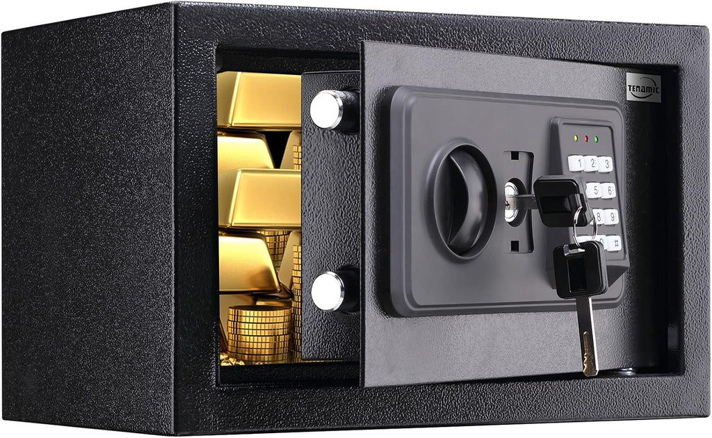 Fingerprint Safe Box 3.83 Cubic Feet with Separate Lock Box and Bottom Compartment L661