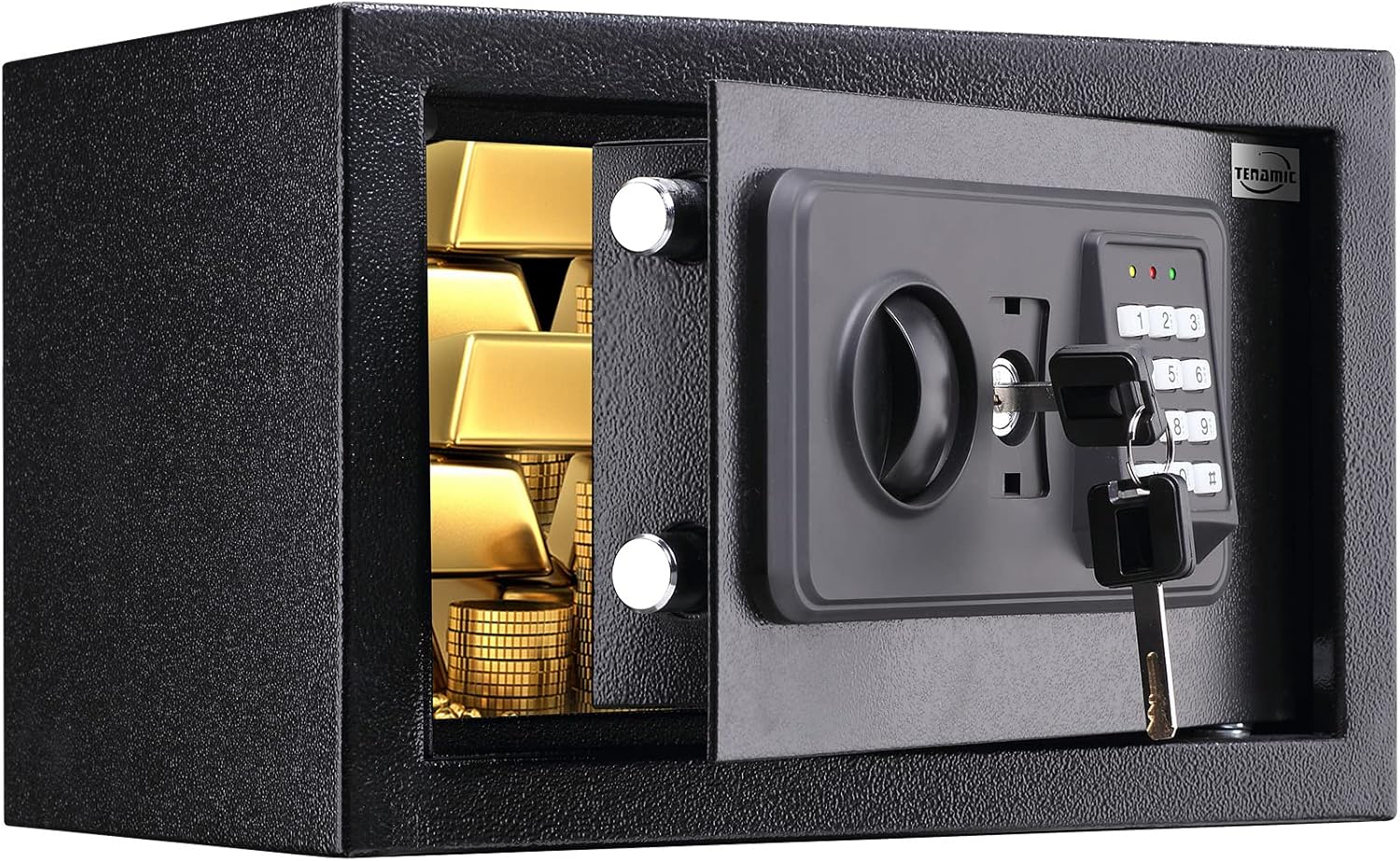 Fingerprint Safe Box 3.83 Cubic Feet with Separate Lock Box and Bottom Compartment L661