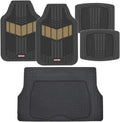 Gray Rubber Auto Floor Mats with Cargo Trunk Liner I93246