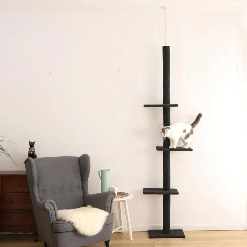 3-Tier Floor-To-Ceiling Cat Tree J900988