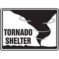 Tornado Shelter Safety Sign F28819