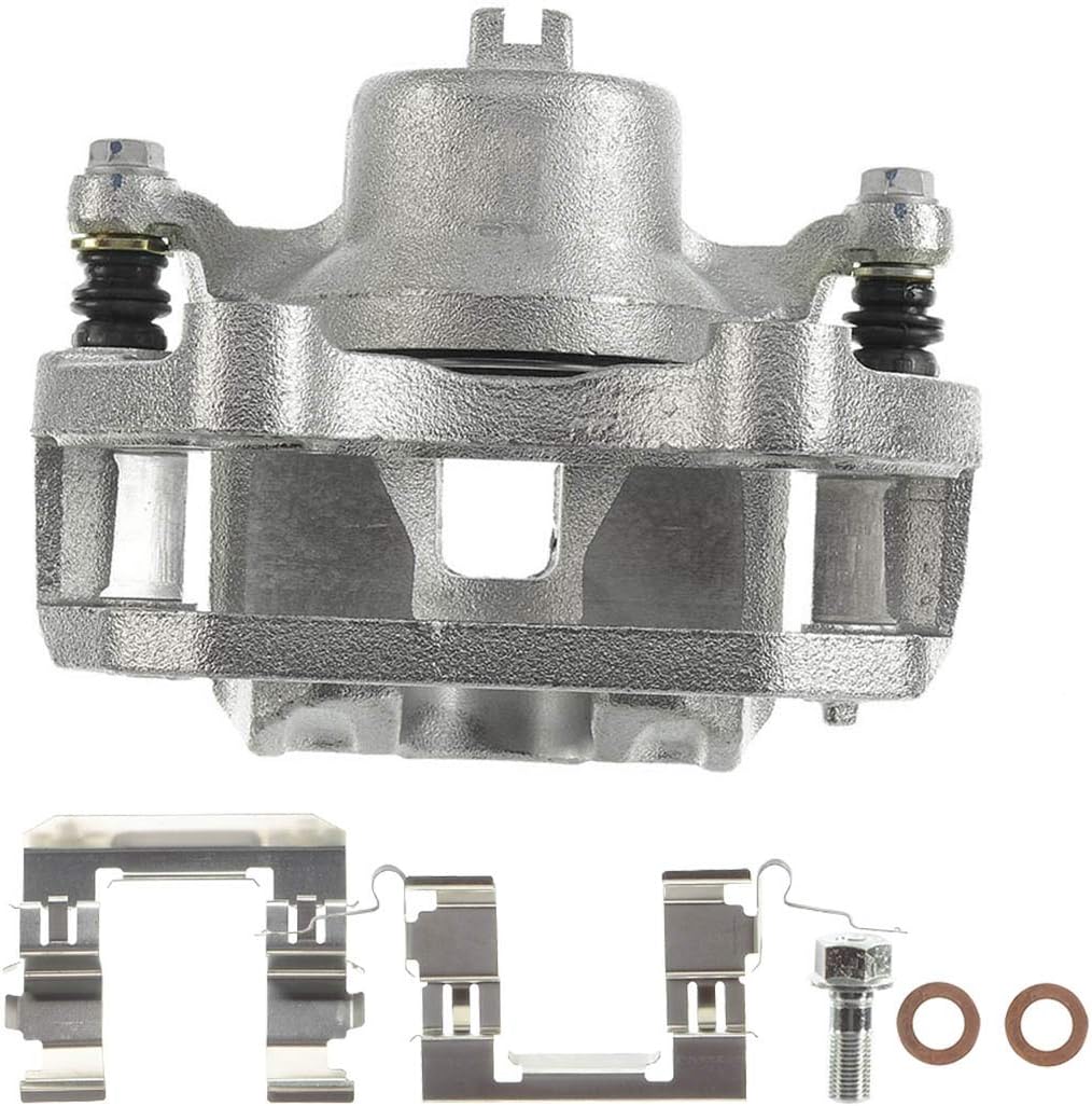 Disc Brake Caliper Assembly with Bracket Front Left Driver Side Pack of 2 N412840